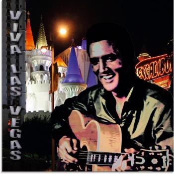 Artland Glasbild »Elvis Presley« – Zeitloser Musikstar