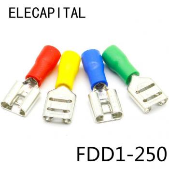 Terminal Electrónico Aislado 22‑16 AWG (Hembra) – FDD