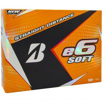 Bridgestone E6 Soft White 12-Ball Pack