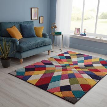 Rhumba Tapis Moderne – Palette Chromatique, 200x290 cm