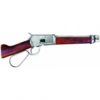 Réplica de Rifle Mare´s Leg 1892, 50 cm, No Funciona, Decorativa, Madera y Metal