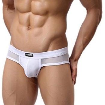 Calzoncillos V-SOL para Hombre Tangas Slips Bóxer Pantalones Ropa Interior Respirable Gasa