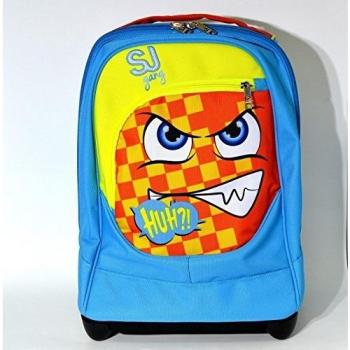 Trolley Boy SJ Facce Collezione Blu/Verde