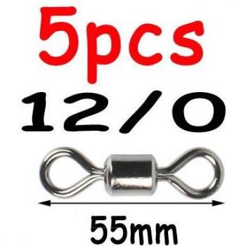 8 Shape Black Rolling Swivel Snap Hook
