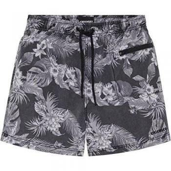 Chiemsee Herren kurze Badeshorts mit Allover-Design, 2051805 Schwarz/Grau, S