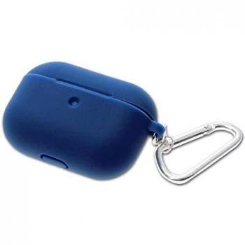 4Smarts Blue Silicone Case for Apple AirPods Pro with Hook