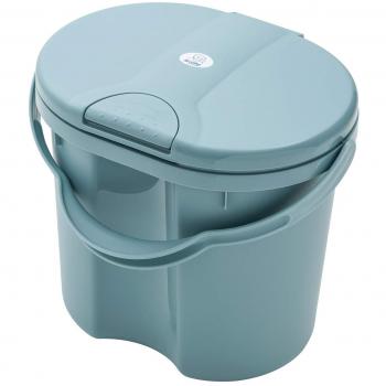 Rotho Babydesign TOP Windeleimer, 11l, Tipp-Deckel, Ab 0 Monate, Blau