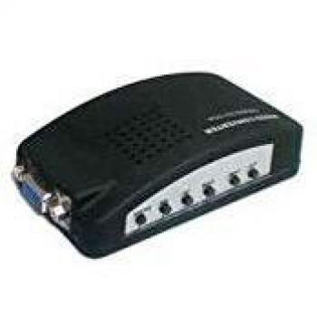 Convertidor RCA y S-Video a VGA Box M2001 SATYCON