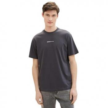 Tom Tailor Denim T-Shirt 1040880 Grau Relaxed Fit XXL