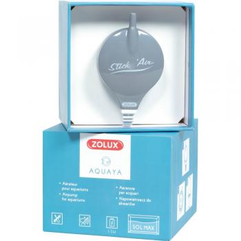 Aérateur d’eau 1,5 W – 18,6 L/h – Gris – Utilisation en aquarium de 50 L