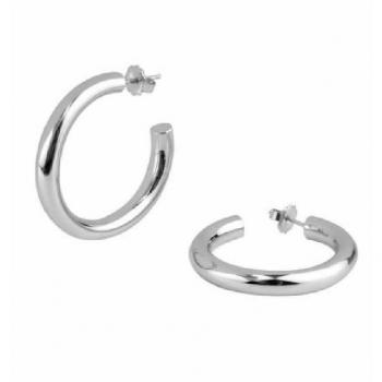 Pendientes Esentials de aro Vidal&Vidal en plata