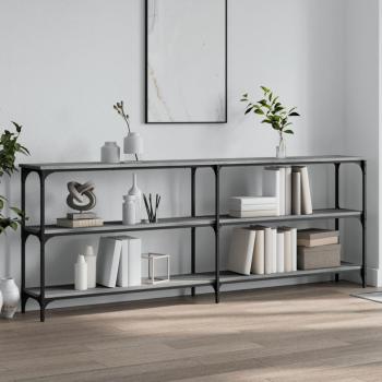 Mesa Consola Vinilero Sonoma 200 cm × 29 cm × 75 cm