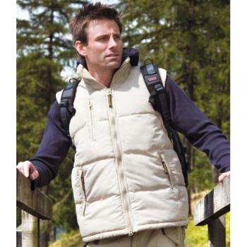 Windproof Red Micro Polar Bodywarmer L