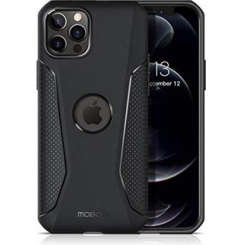 MOBOSI Net Series Armor Shockproof Drop Protective Hybrid Matte Soft TPU Case for iPhone 12 Pro Max