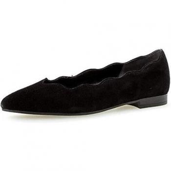 Frauenklassische Ballerinas – Schwarze Sommerballettschuhe, Gabor, EU36