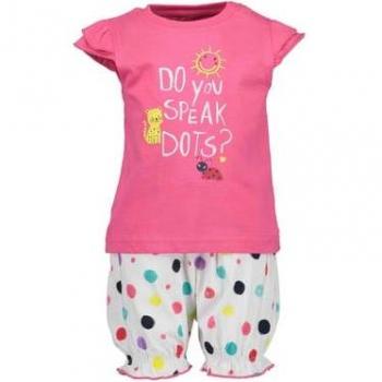 Ensemble de 2 T-Shirts et Short Rose pour Fille BLUE SEVEN