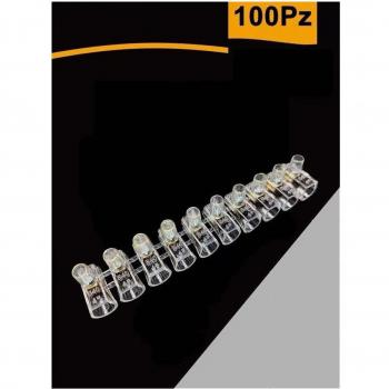 Paquete 100× Abrazaderas Transparentes MS‑60, Sección 6 mm