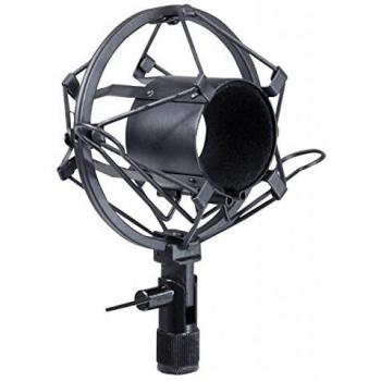 Système de Suspension Antichoc Noir – Microphone Condensateur – Gear4music