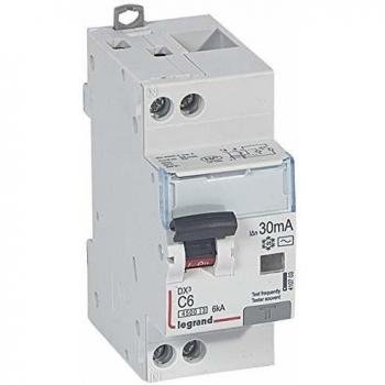 Disjoncteur différentiel Legrand DX³ 4500 6A 30mA courbe C