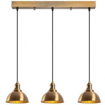 Iluminación de Techo Varzan 10862 – Oro Cobrizo, 70x21x117 cm