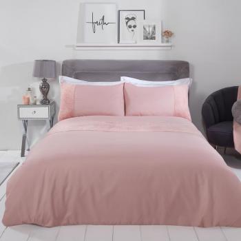 Sienna Glitter Teddy Fleece Duvet Cover Set
