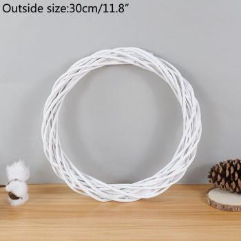 35/25/20cm Rattan Wreath Holder for Floral Crafts