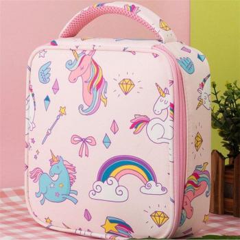 Sac à Dos 600D Réfrigérant Enfants Animé Licorne Sans BPA
