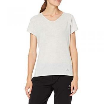 T-shirt Odlo BL Top Crew Neck s/s Lou LINENCOOL Femme, Gris Clair Mélangé, FR : S