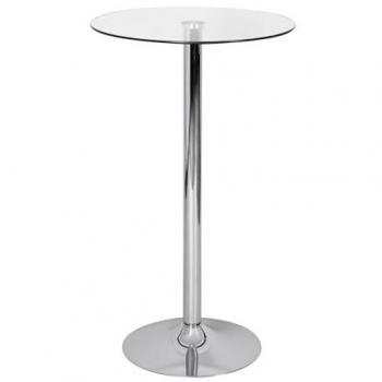 Snack Bar Table Métallique – Modèle rond, 2 places, 60 cm