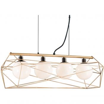 ECO-Light ABRAXAS I-ABRAXAS-S4 ORO Lampada a sospensione E27 240 W Oro, Nero