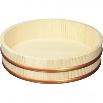 Bento‑Style 27cm Oke, Beige Finish