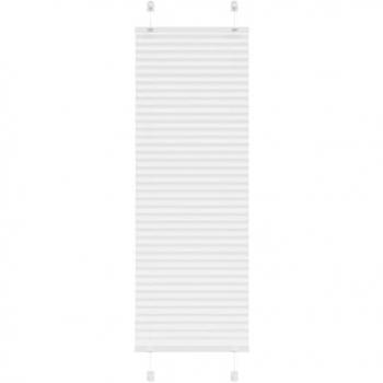 VidaXL Store Accordéon Blanc 50x150 cm Tissu Largeur 49,4 cm Polyester