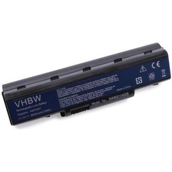 Batterie de remplacement Acer BT.00603.036, BT.00604.022, BT.00605.018, BT.00607.012 – 6600 mAh, 11,1 V, Li‑ion