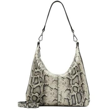 Berlin‑Hobo‑Bag M – Snake‑Pattern, Unisize, Schwarz für Damen