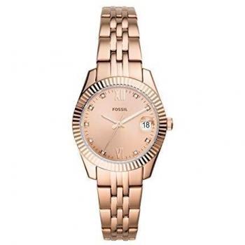 Fossil Scarlette Ladies Rose Gold-Tone Watch
