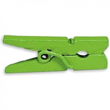 EcoClips Lime Green – 1 x .25 Mini Clothespins (Pack of 25)