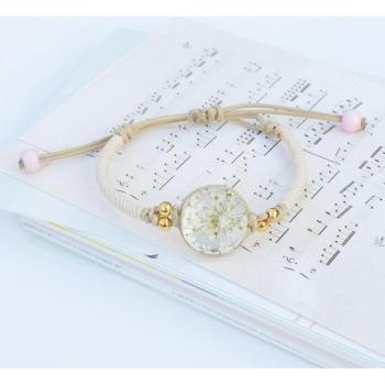 Everlasting Blossom Glass Ball Bracelet