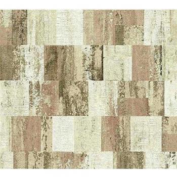 A.S. Création Wandtapete Titanium 2 10,05 m x 0,53 m creme metallic