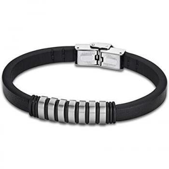 Pulsera Lotus Style LS1827-2/1 Piel y Acero