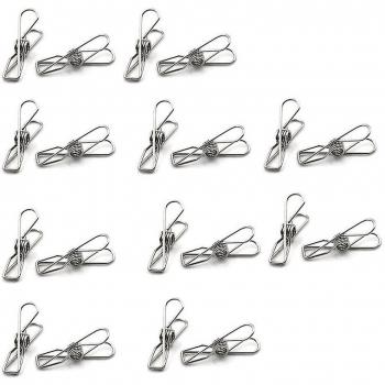 Pinzas Colgantes de Metal 20 Piezas