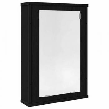 Mobile bagno rovere nero 42x12x60 cm truciolato Vidaxl