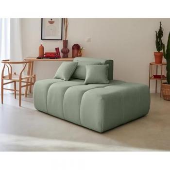 Caracas Design Vert Sauge – Canapé Droit 2 Places