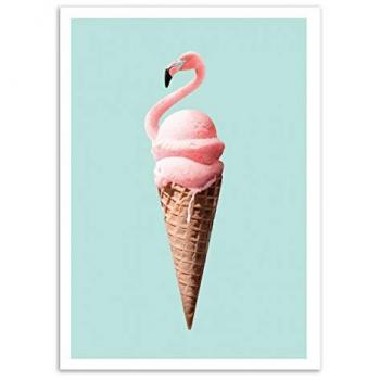 Impresión Floral 50×70 cm – Flamingo Cono – Jonas Loose