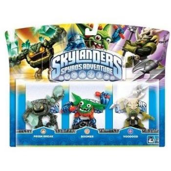 Pack Skylanders Trío: Spyros, Prismatic Break, Boomer y Voodoo