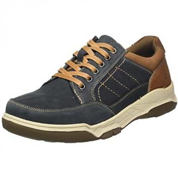 Calzature Hush Puppies Finley blu scuro a punta stretta per uomo