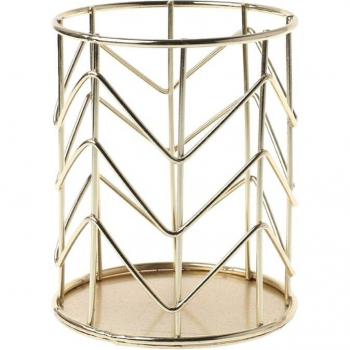 Rose Gold Stationery Container