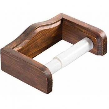 Porta Carta Igienica a Parete in Legno Stile Arte Povera Mod. Mathilde
