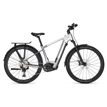 Focus Aventura 6,9 E-Hybridrad mit Shimano XT Deore 12S 750 Wh 29 in Silberschimmer 2025