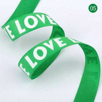 20mm LOVE Print Polyester Lanyard Ribbon