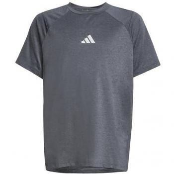 Adidas Kinder T-Shirt grau Größe 128